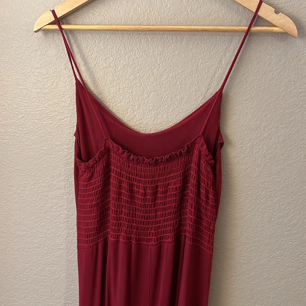 Maroon Maxi Dress - Picture 2 of 4